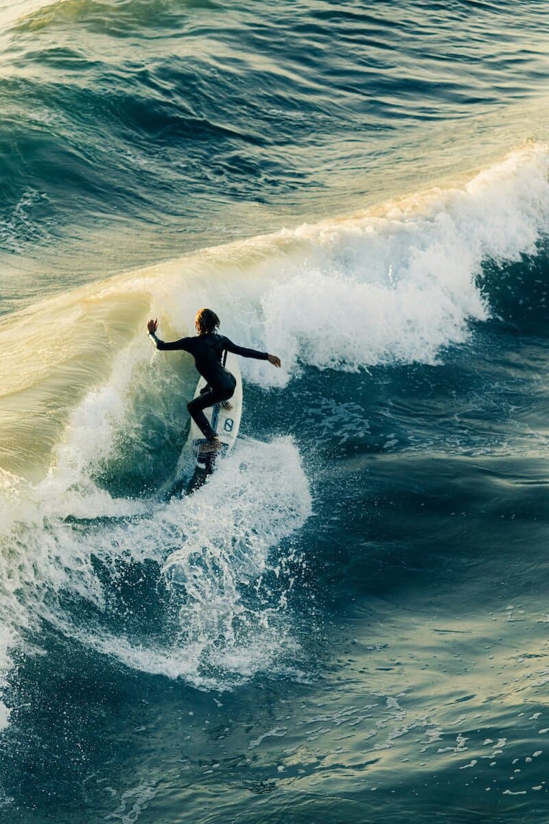 Session de surf